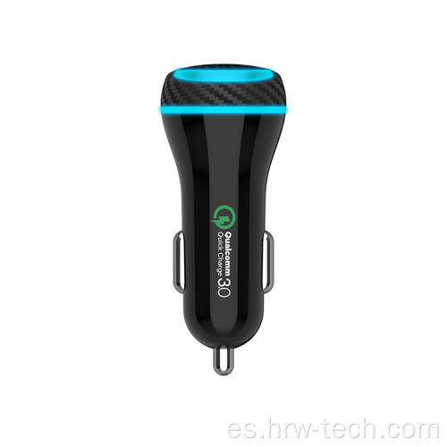 Cargadores de coche portátiles QC3.0 con dos puertos USB